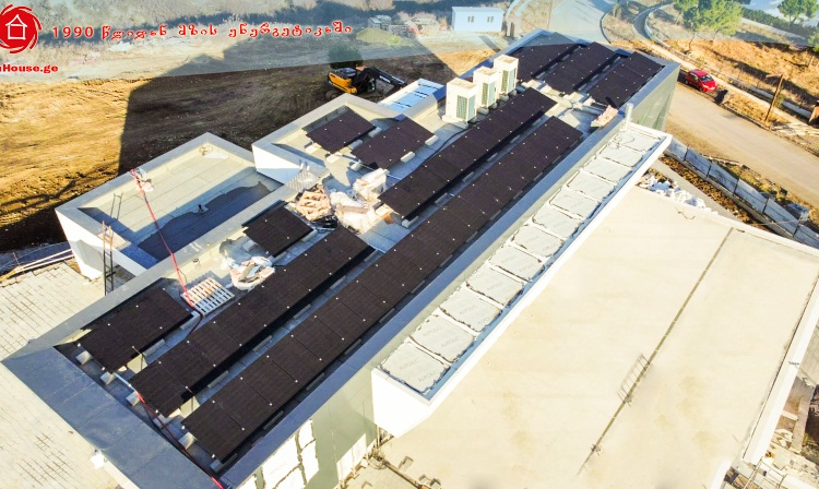 (Georgian) ფოტოელექტრული სადგური კერძო სახლისთვის ლისზე