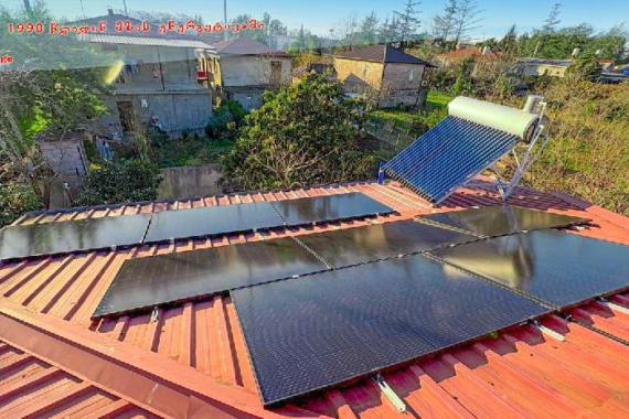 ფოტოელექტრული სადგური ოჯახური ძალადობის მსხვერპლთა თავშესაფრისთვის ზუგდიდში